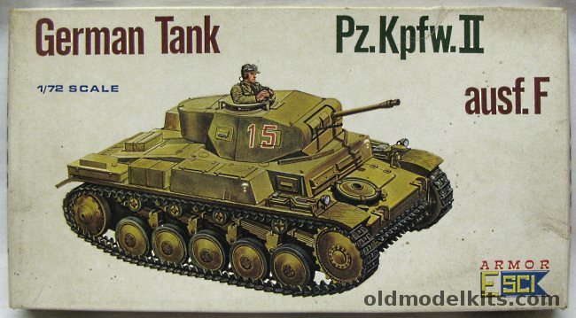 ESCI 1/72 Panzer Kpfw II Ausf. F German Tank, 8003 plastic model kit